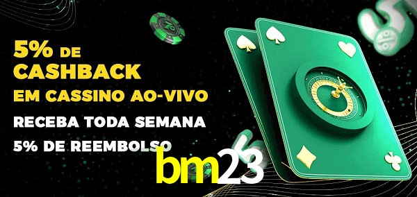 Promoções do cassino ao Vivo bm23